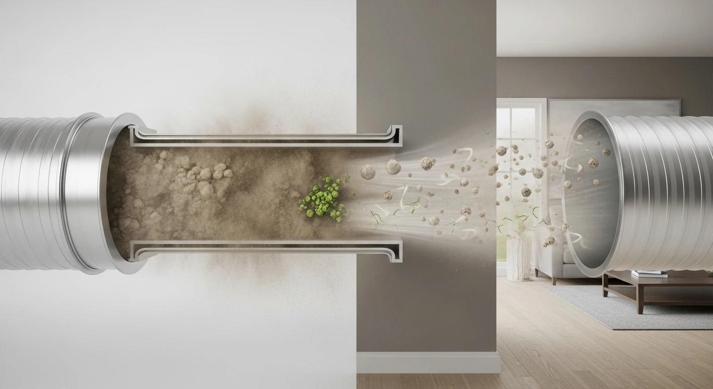 air duct affect air quality