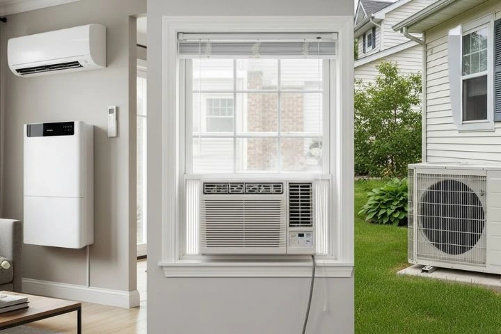mini split vs window unit vs central air